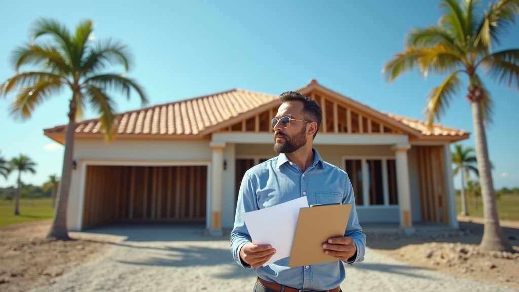 Florida real estate investor reviewing hard money loan options