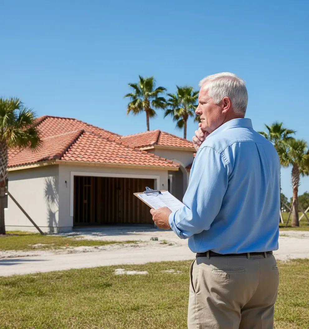 Ron at a Florida construction project